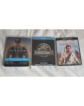 Elysium + Jurassic Park 3 (incluye unboxing) + El Patriota: Mis Compras 13-08-2019