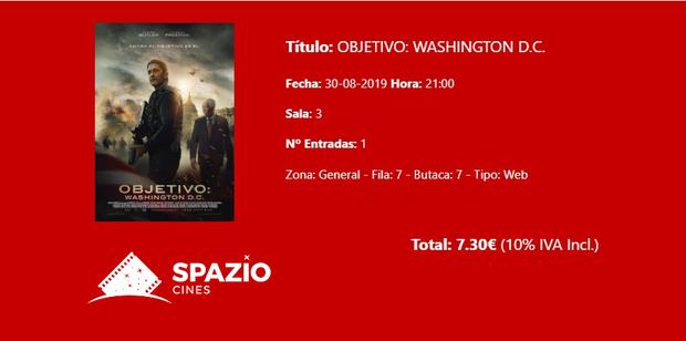 Objetivo: Washington D.C.: Mi Crítica y mi Entrada [Sin Spoilers]. Nota 7.5/10 ¡Disparos y Acción!