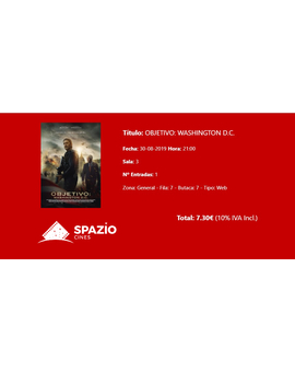 Objetivo: Washington D.C.: Mi Crítica y mi Entrada [Sin Spoilers]. Nota 7.5/10 ¡Disparos y Acción!