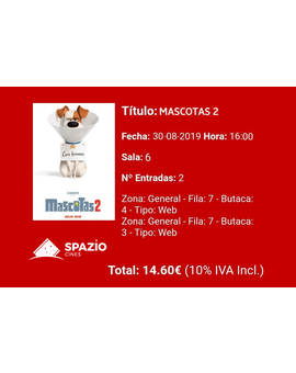 Mascotas 2: Mi Crítica y mi Entrada [Sin Spoilers]. Nota 7/10. ¡Divertidisima y muy disfrutable!.