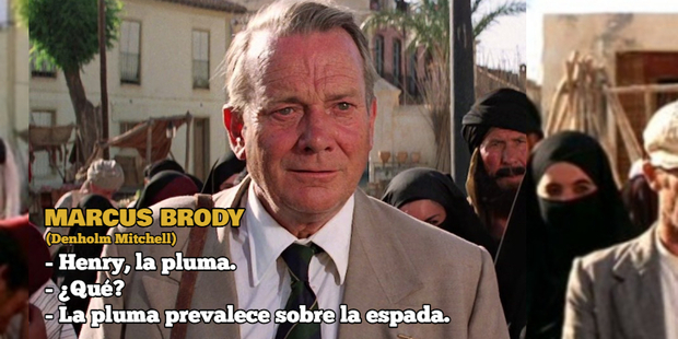 Que habría sido de Indiana Jones sin.... Marcus Brody (Denholm Mitchell Elliott)