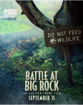 Battle at Big Rock. Jurassic World 3 - Corto oficial  precuela dirigido por Colin Trevorrow