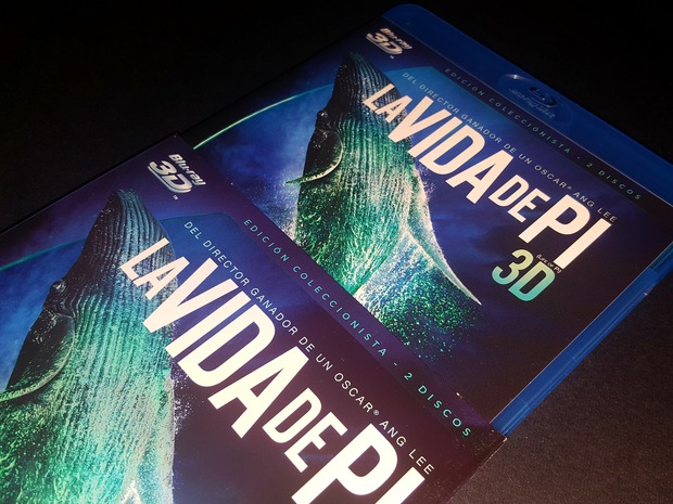 Fotos de "La Vida de Pi". Edición Blu-Ray 3D coleccionista con funda