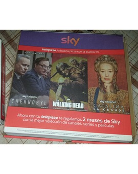 Regalo Codigo Sky para 2 meses de suscripción gratuita procedente de promoción Telepizza