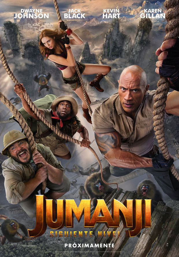 El público está encantando con Jumanji: Siguiente nivel