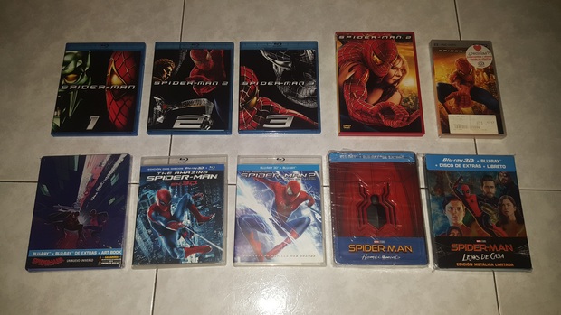 "Un gran poder conlleva una gran responsabilidad". Spider-Man. Mi colección actualizada