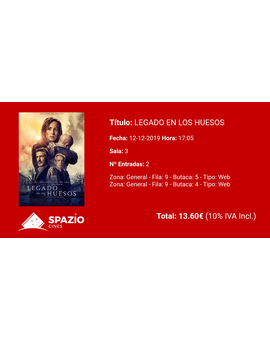Legado en los Huesos: Mi Critica y mi Entrada [Sin Spoilers]. Nota: 7/10. Mejorando a El Guardián
