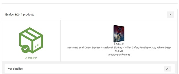 Pues así sigue mi último pedido del Black Friday... que ni palante ni patrás.