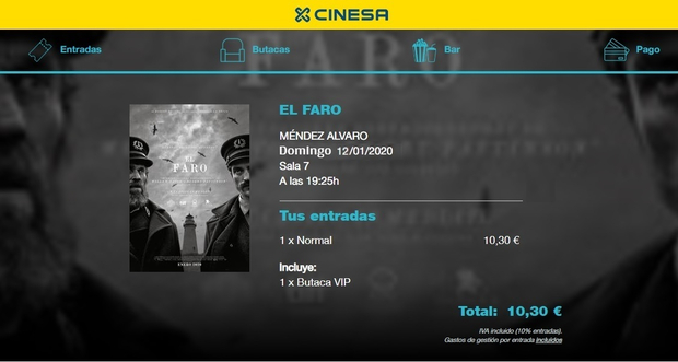 El Faro: Mi Critica y mi Entrada [Sin Spoilers]. Nota: 9/10. El horror esta en la luz