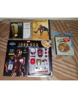 Casco Iron Man + Libro Spider-Man 2 + Cuento El Rey león + Psicosis DVD: Mis Compras 23-01-2020