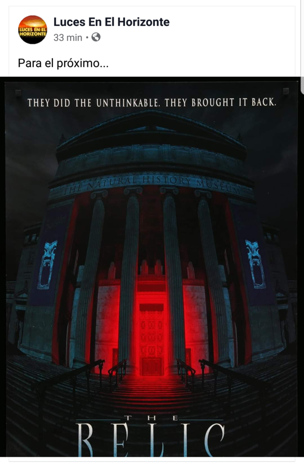The Relic en el próximo programa de Luces en el Horizonte!