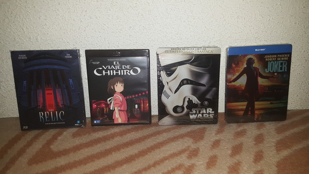 The Relic + El Viaje de Chihiro + Star Wars El Imperio Contraataca + Joker: Mis Compras 07-02-2020