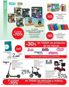 Carrefour: -70% dcto en segunda unidad. Del 25 Febrero al 12 Marzo 2020