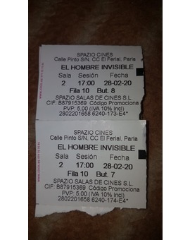 El Hombre Invisible: Mi Critica y mi Entrada [Sin Spoilers]. Nota: 7.5/10. Actualizando al monstruo