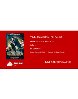 Manhattan sin salida: Mi Crítica y mi Entrada [Sin Spoilers]. Nota: 7/10. A la antigua usanza