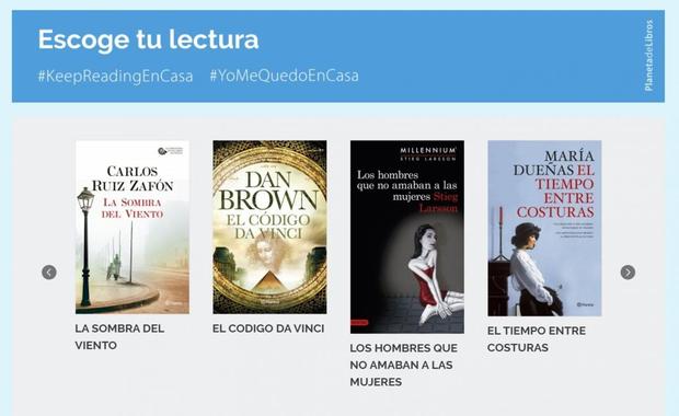 Planeta regala El Código da Vinci, Las Crónicas de Narnia, Los Hombres que no Amaban  y otros libros
