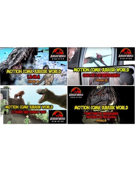 Jurassic World: Todos los Motion Comic Animados que enlazan JWFK con Dominion.