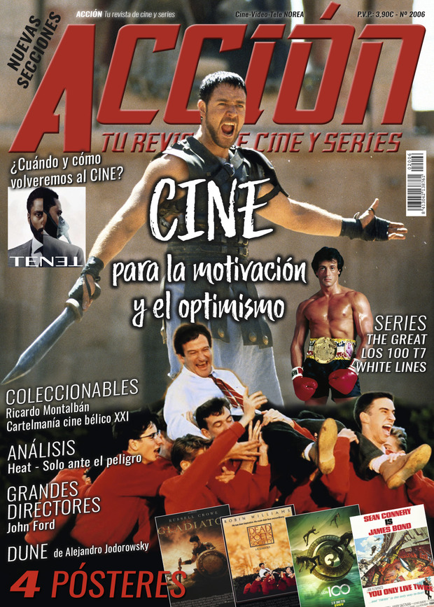 Acción Cine. Portada y Posters Junio 2020