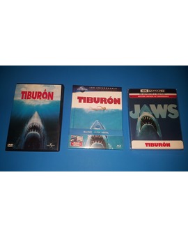 Tiburón - Evolution DVD, Blu-Ray, 4K UHD. Mi colección de Jaws