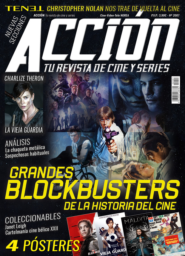 Accion Cine: Portada y Posters Julio 2020