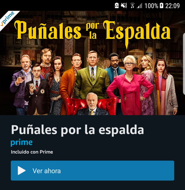 Puñales por la Espalda: Disponible en Prime Vídeo