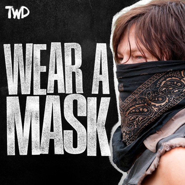 La más bizarra recomendación para usar la mascarilla llega de 'Fear The Walking Dead