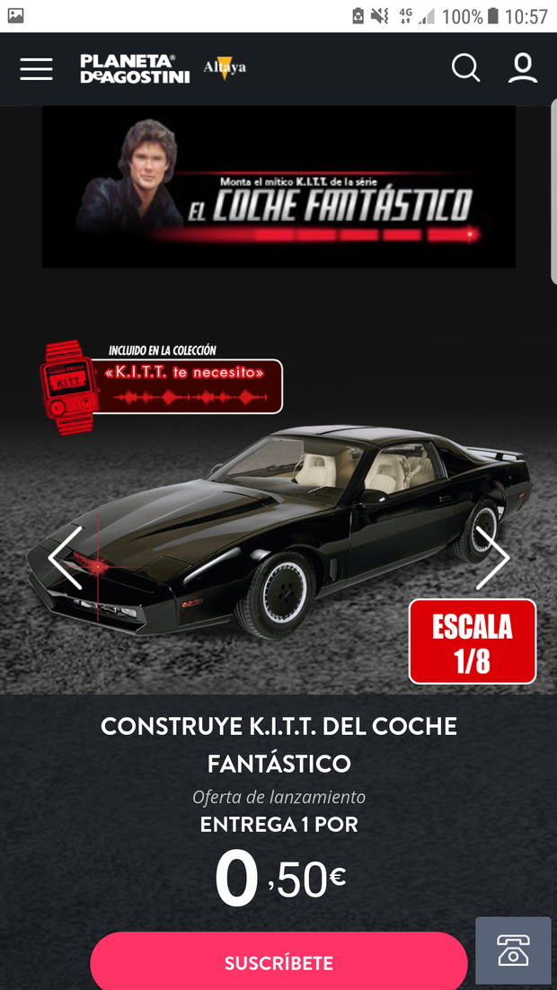 Construye a K.I.T.T. El Coche Fantástico