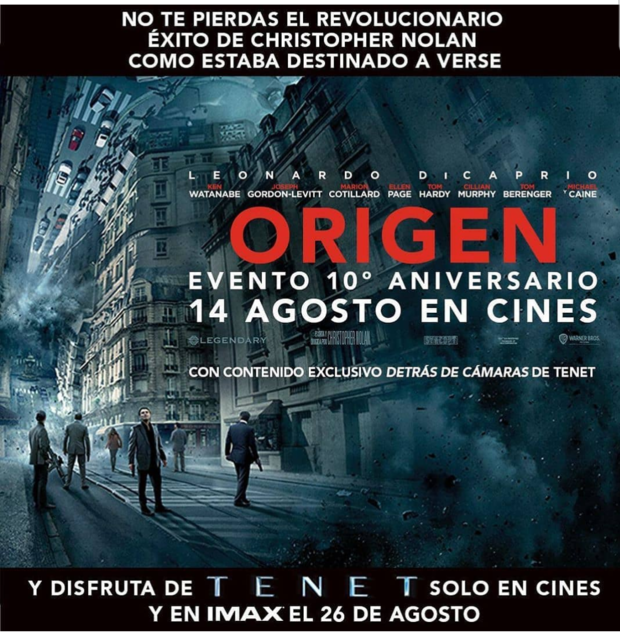 'Origen', de nuevo en salas