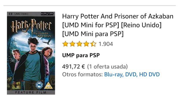Y luego nos quejamos del precio de las películas en Blu-Ray y 4K UHD...