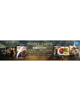 El 30 de Noviembre a la venta según este banner. ESDLA y El Hobbit en 4K UHD