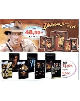 Indiana Jones en DVD: Recordando grandes ediciones coleccionistas (Folleto de su puesta a la venta)