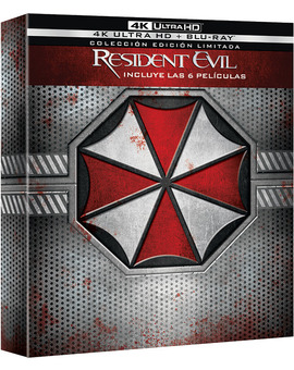 ¿Latino en la primera película en el disco Blu-Ray?. Pack Resident Evil 4K UHD