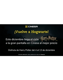 Ciclo Harry Potter en Cinesa