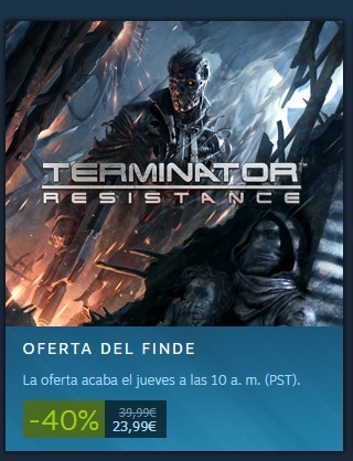 Off Topic: Terminator Resistance en oferta en Steam durante el finde