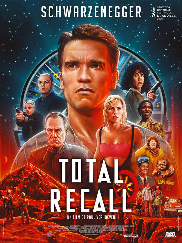 Cartel de la remasterización 4K de Desafío Total