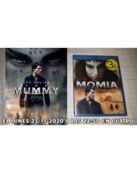 La Momia + ¿Qué nota le dais a esta peli? + Esta noche a las 22:50 en Cuatro.