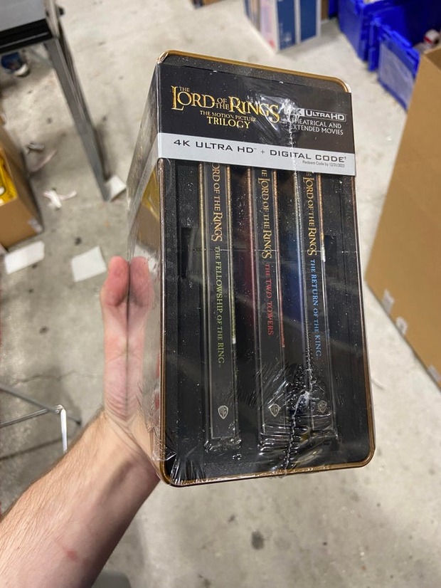Detalle del acolchado del pack 4K UHD de El Señor de los Anillos