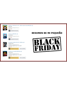 Resumen de mi pequeño Black Friday 2020
