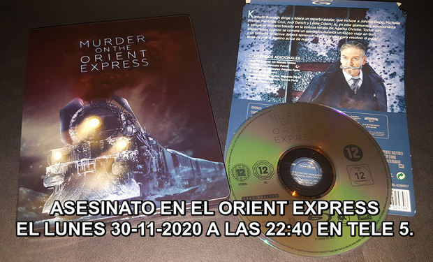 Asesinato en el Orient Express + ¿Qué nota le dais a esta peli? + Esta noche a las 22:40 en Tele 5.