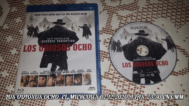 Los Odiosos Ocho + ¿Qué nota le dais a esta peli? + Esta noche a las 23:30 en CMM.