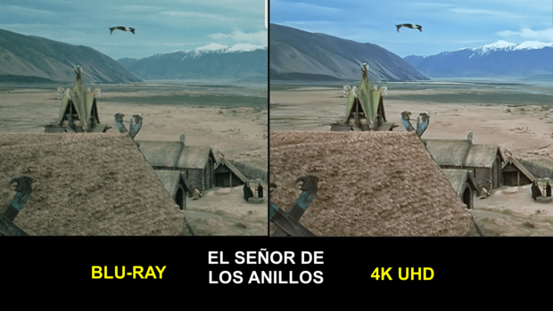¿DNR excesivo en el 4K de El Señor de los Anillos?.