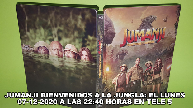 Jumanji Bienvenidos a la Jungla + ¿Qué nota le dais a esta peli? + Esta noche a las  22:40 en Tele 5