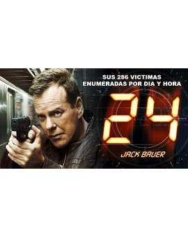 Jack Bauer: Sus 286 víctimas mortales enumeradas por día y hora de las primeras 8 temporadas de 24.