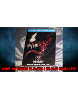 Venom + ¿Qué nota le dais a esta peli? + Hoy a las 22:05 horas en TVE1.