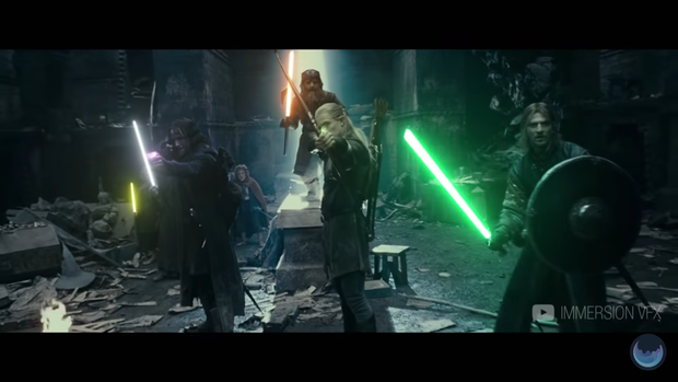 ¿Que ocurre si mezclamos El Señor de los Anillos con Star Wars?. Esto...: