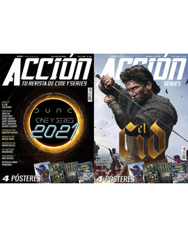 Acción Cine. Portada y posters Enero 2021