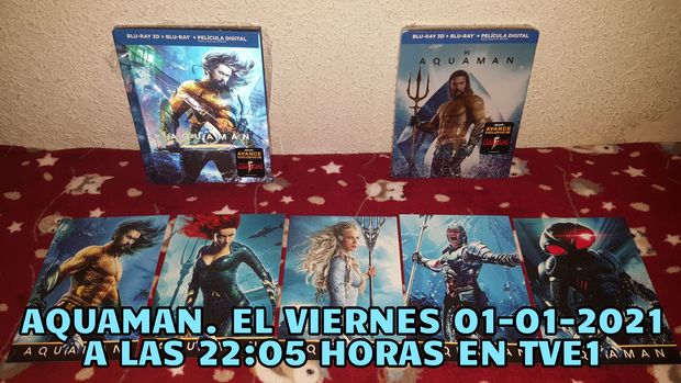 Mi colección de Aquaman + ¿Qué nota le dais a esta peli? + Hoy a las 22:05 horas en TVE1