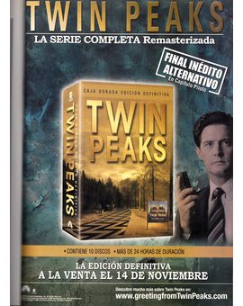 Twin Peaks en DVD: Recordando grandes ediciones coleccionistas (Folleto de su puesta a la venta)