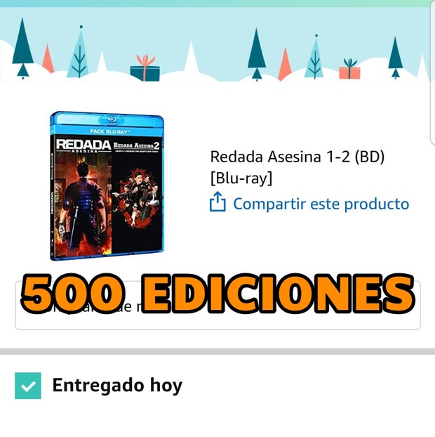 ¡¡¡y con el pack de Redada Asesina llegó a las 500 ediciones listadas en Mubis!!!