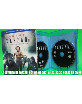 La Leyenda de Tarzán + ¿Qué nota le dais a esta peli? + Hoy 06-01-2021 a las 22:30 horas en CMM.